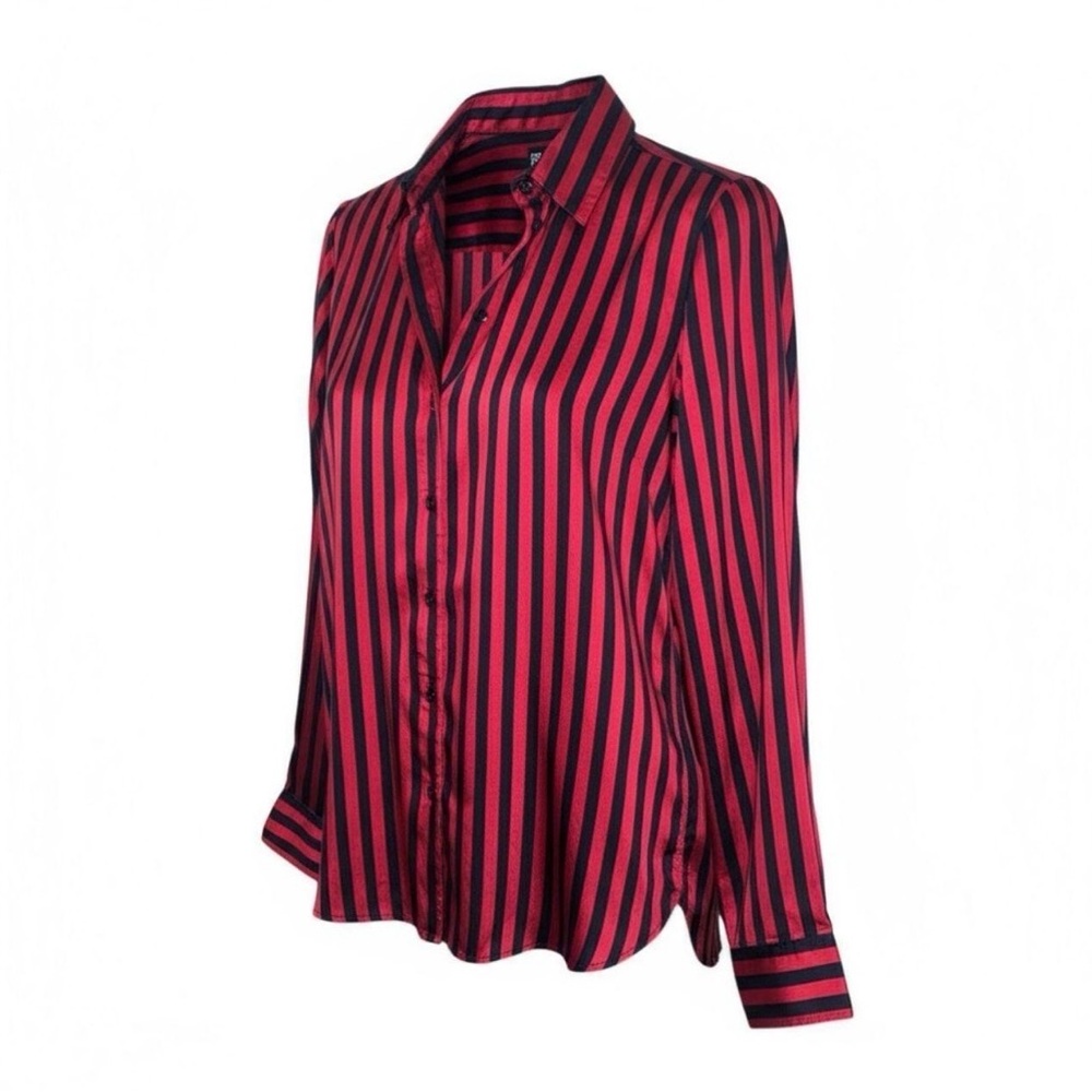 The Kooples Taiana Striped Viscose Blouse